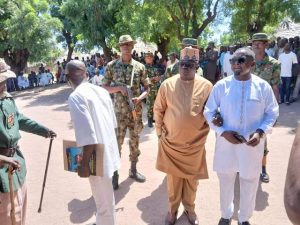 RETIRED GENERAL JA FARANSA ATTENDED BURIAL OF COURSEMATE LATE MAJ. SZ BULUS